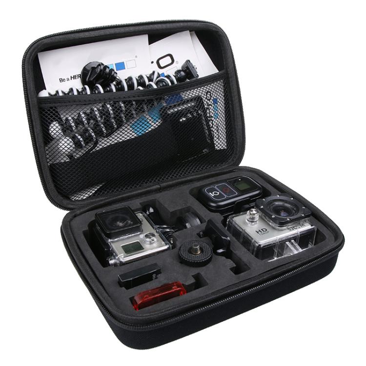 Shockproof Portable Storage Bag for GoPro, Insta360, DJI and Other Action Cameras, Size: 22.5cm x 16cm x 6cm