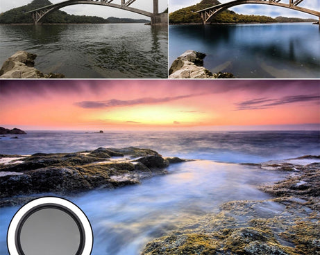 72mm ND Fader Neutral Density Adjustable Variable Filter ND 2 to ND 400 Filter, 72mm