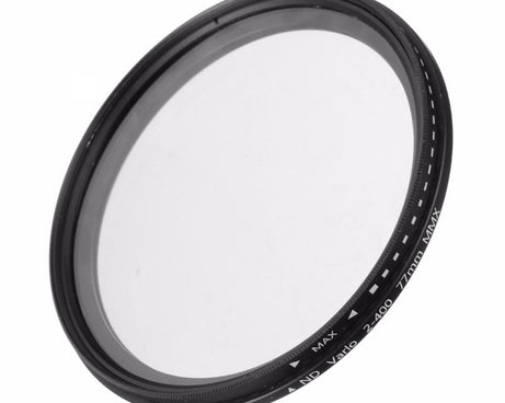 77mm ND Fader Neutral Density Adjustable Variable Filter ND 2 to ND 400 Filter, 77mm
