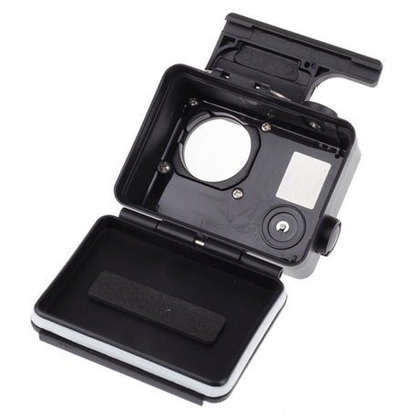 Black Edition Waterproof Housing Protective Case with Buckle Basic Mount for GoPro HERO4 /3+,  Waterproof Depth: 10m, 10m Waterproof