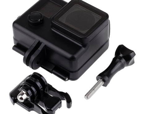 Black Edition Waterproof Housing Protective Case with Buckle Basic Mount for GoPro HERO4 /3+,  Waterproof Depth: 10m, 10m Waterproof