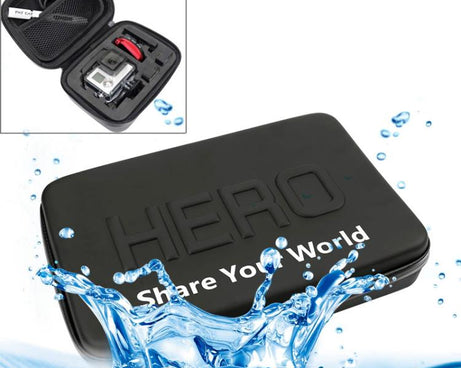 Shockproof Waterproof Portable Travel Case for GoPro, Insta360, DJI and Other Action Cameras Accessories, Size: 16cm x 12cm x 7cm, Size: 16cm x 12cm x 7cm