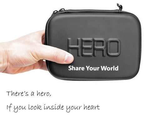 Shockproof Waterproof Portable Travel Case for GoPro, Insta360, DJI and Other Action Cameras Accessories, Size: 16cm x 12cm x 7cm, Size: 16cm x 12cm x 7cm