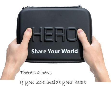 Shockproof Waterproof Portable Travel Case for GoPro, Insta360, DJI and Other Action Cameras Accessories, Size: 22cm x 16cm x 7cm, Size: 22cm x 16cm x 7cm