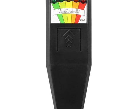 5-LED Electromagnetic Radiation Detector EMF Meter Tester, Style 2  White, Style 2 Black