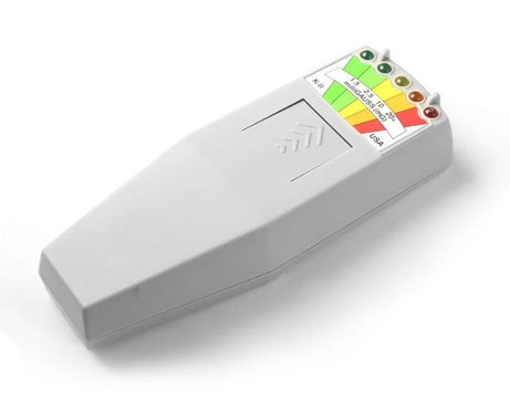 5-LED Electromagnetic Radiation Detector EMF Meter Tester, Style 2  White, Style 2 Black