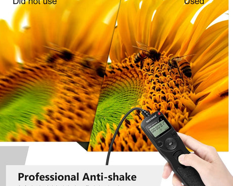 Aputure AP-TR3N LCD Timer Remote Cord for Nikon D5100，D3100, D7000, D5000, D90, AP-TR3N