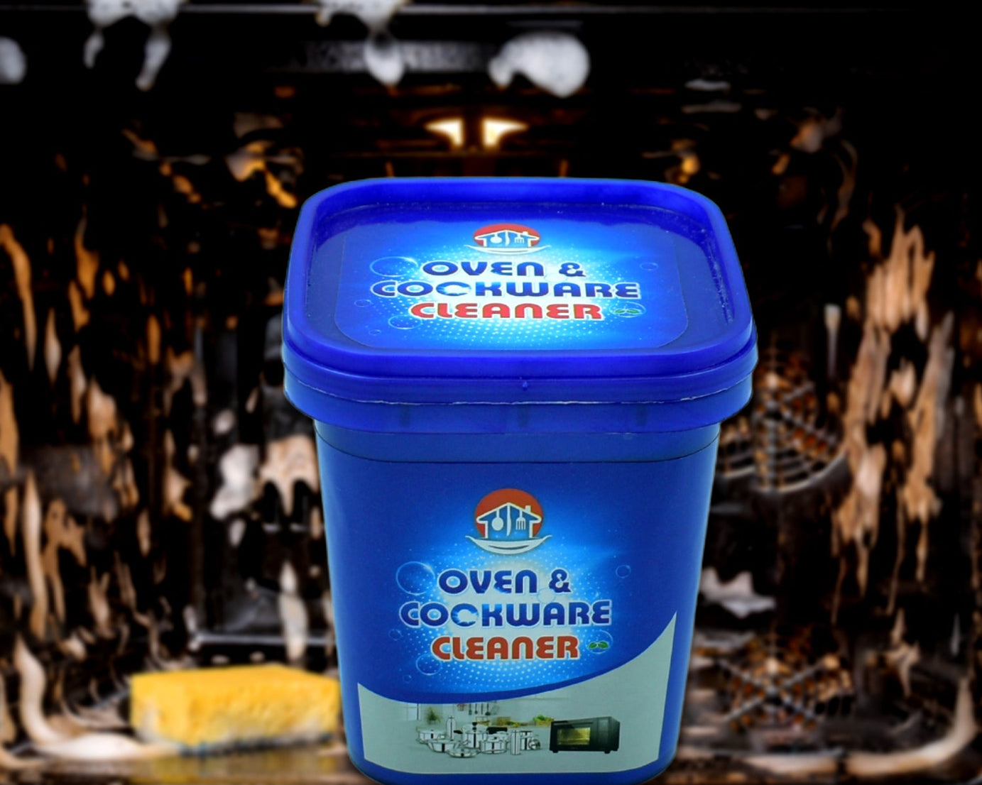 Oven And Cookware Cleaner | Oven And Cookware Cleaner Powder | Stainless Steel Cleaning Powder | Remove Stains from Pots Pans Multi-Purpose Cleaner & Removes Household Clean Universal Cleaning Powder for Removing Rust