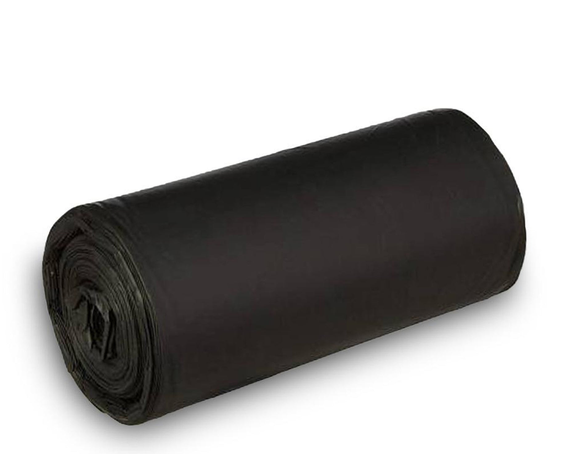 Black garbage bags, large size 30 x 50 cm, ideal for heavy-duty use.