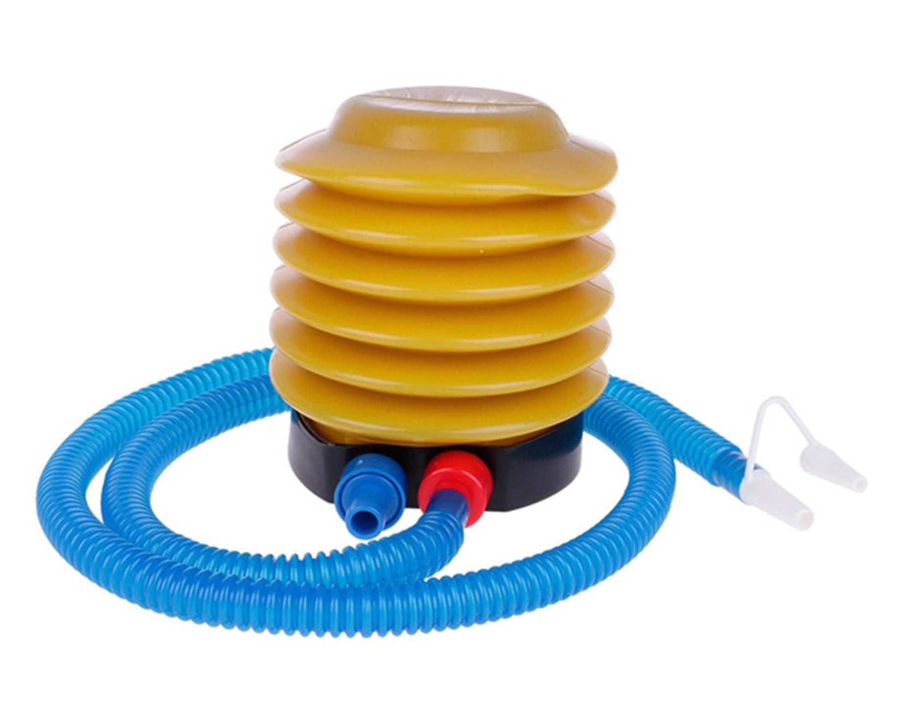 Portable air pump with foot pedal and easy-to-use design