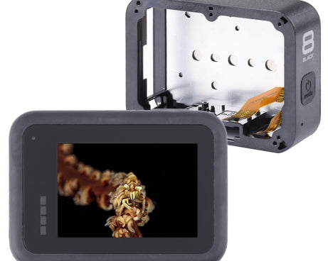 LCD Screen For GoPro Hero 8 Black Digitizer Full Assembly With Frame, For GoPro Hero 8 Black