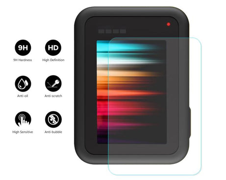For GoPro HERO9 ENKAY Hat-Prince 3 in 1 0.2mm 9H 2.15D Protective Camera Lens and Screen Tempered Glass Film