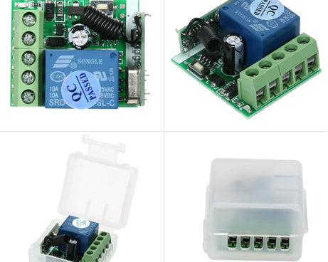 DC12V 1CH RF Remote Control Switch / 10A Relay / 433MHZ Switch Receiver