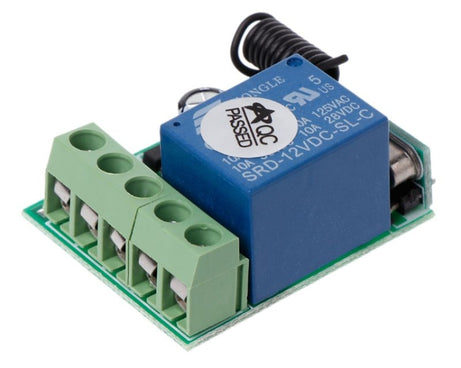 DC12V 1CH RF Remote Control Switch / 10A Relay / 433MHZ Switch Receiver