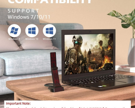 WAVLINK WN690X1 For PC AX1800 WiFi 6 Wireless-AX USB3.0 Adapter Dual Band Network Adapter, WN690X1