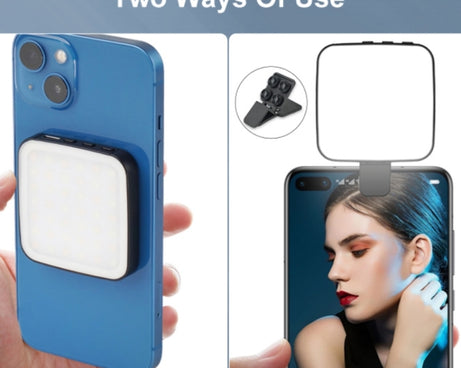 VLOGLITE W42 Laptop Magnetic Mini LED Fill Light Rechargeable Selfie Light Portable Phone Light, W42