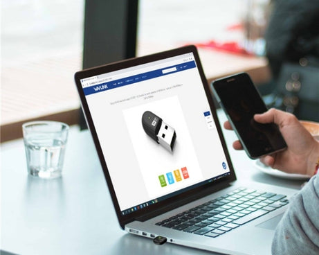 WAVLINK WN691A1F 5GHz / 2.4GHz Wireless Dongle AC650 USB 2.0 WiFi Adapter, WN691A1F