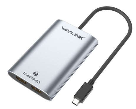 WAVLINK WL-UTA02H Multi-Screen Extender Converter Thunderbolt 3 to Dual HDMI Adapter, WL-UTA02H
