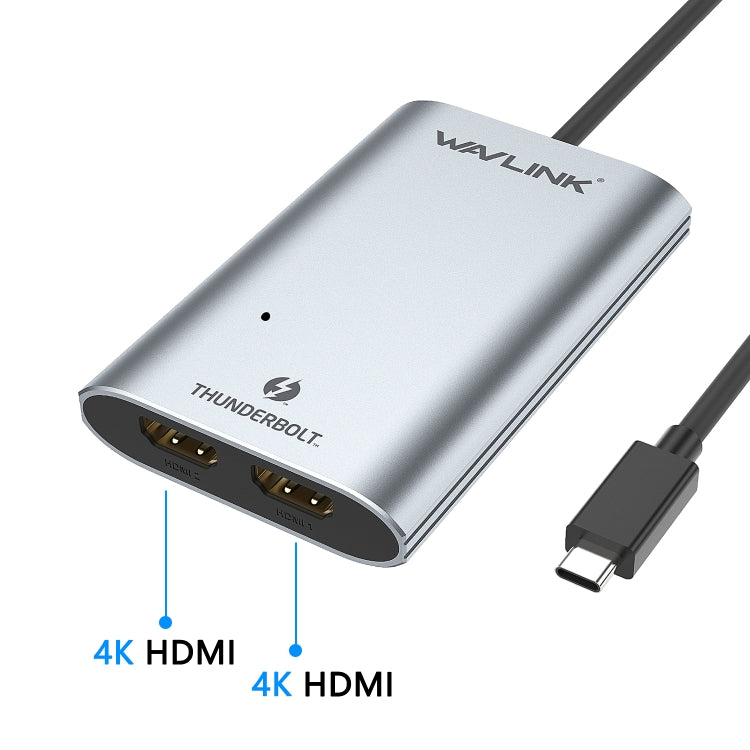 WAVLINK WL-UTA02H Multi-Screen Extender Converter Thunderbolt 3 to Dual HDMI Adapter, WL-UTA02H