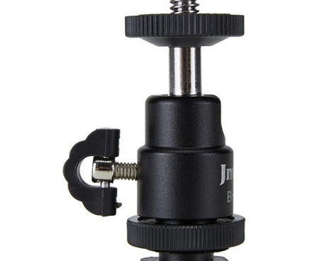 JMARY BH-02 360-Degree Rotating Tripod Ball Head 1/4 Screw Adapter, BH-02