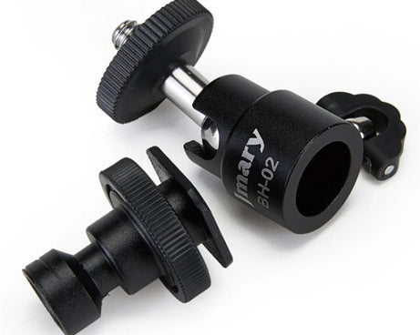 JMARY BH-02 360-Degree Rotating Tripod Ball Head 1/4 Screw Adapter, BH-02