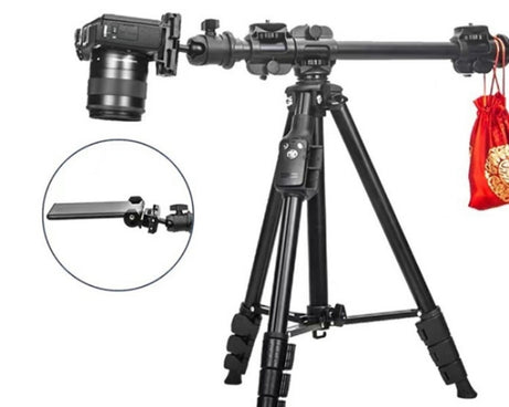 YUNTENG VCT-369 For Tripod Stabilizer Camera Horizontal Aluminum Alloy Gimbal Extension Pole, VCT-369