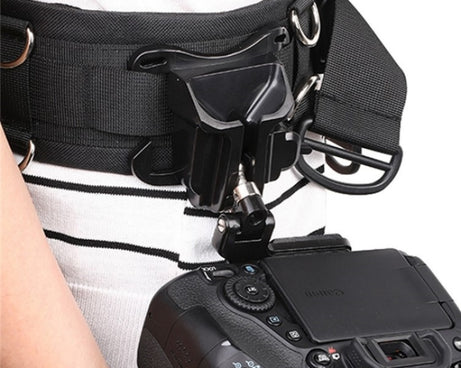 A648 1/4 Inch Screw Mount Quick Release Hanger Camera Belt Clip Waist Belt Holster Holder