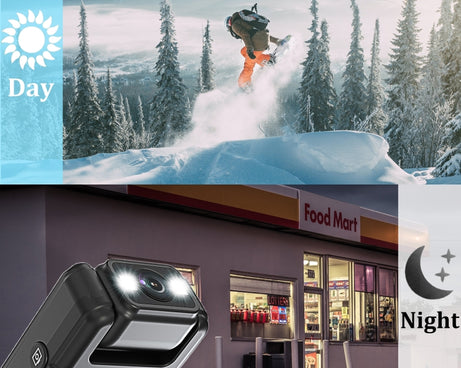 L12WIFI 180 Degrees Rotation Night Vision Camera Outdoor Sports Conference Video Recording Camera, L12 WiFi