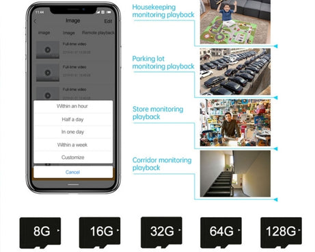 L12WIFI 180 Degrees Rotation Night Vision Camera Outdoor Sports Conference Video Recording Camera, L12 WiFi