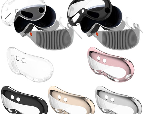 Electroplated TPU Protective Case VR Glasses Accessories, For Apple Vision Pro