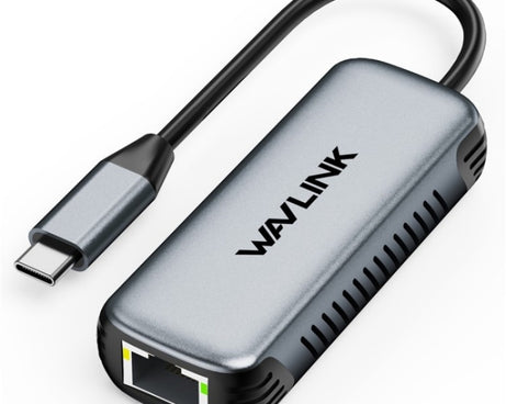 WAVLINK NWU340G 5Gbps Wired Network Converter USB-C to RJ45 Gigabit Ethernet Adapter, NWU340G
