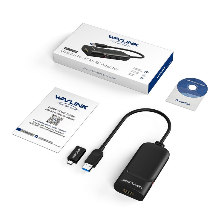 WAVLINK UG3501H Super Speed USB 3.0 To HDMI/Multi Monitor Video Graphic Adapter