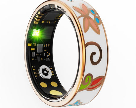 R18 SIZE 6 Smart Ring, Support Heart Rate / Blood Oxygen / Sleep / Care For Faimilies