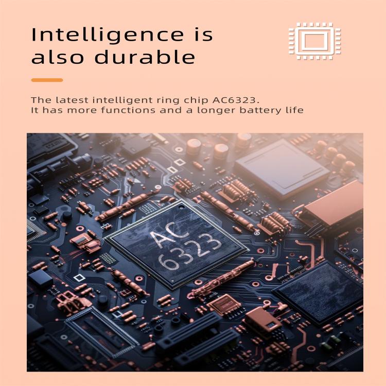 R18 SIZE 6 Smart Ring, Support Heart Rate / Blood Oxygen / Sleep / Care For Faimilies