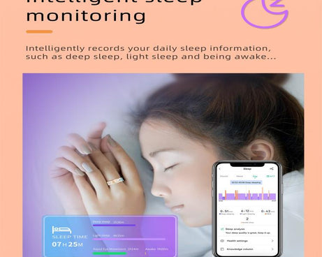 R18 SIZE 6 Smart Ring, Support Heart Rate / Blood Oxygen / Sleep / Care For Faimilies