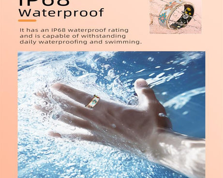 R18 SIZE 6 Smart Ring, Support Heart Rate / Blood Oxygen / Sleep / Care For Faimilies