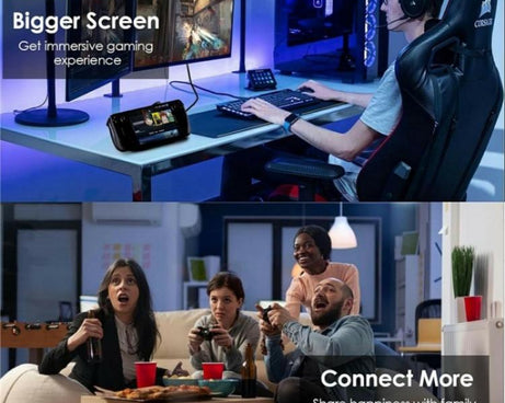 WAVLINK UHP3426 For Steam Deck Gigabit RJ45 100W PD Hub Adapter 6 in 1 Docking Station