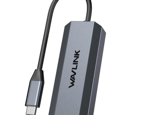 WAVLINK WL-NWU341G Laptop USB-C to 5000Mbps RJ45 LAN Ethernet Network Adapter, NWU341G