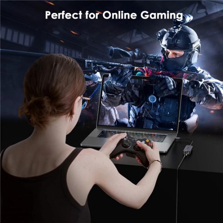 WAVLINK WL-NWU341G Laptop USB-C to 5000Mbps RJ45 LAN Ethernet Network Adapter, NWU341G