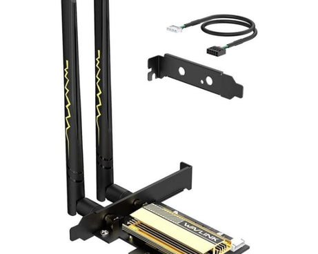 WAVLINK WN675X3-C WiFi 6E Pcie WiFi Network Card Adapter Triple Band AX210 AX5400, WN675X3-C