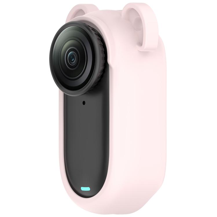 Solid Color Silicone Protective Case, For Insta360 Go 2, For Insta360 Go 3S / Go 3