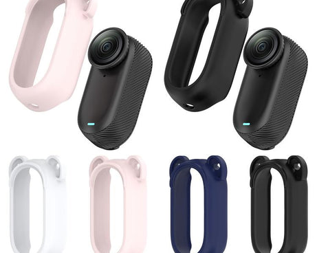 Solid Color Silicone Protective Case, For Insta360 Go 2, For Insta360 Go 3S / Go 3