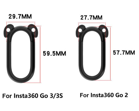 Solid Color Silicone Protective Case, For Insta360 Go 2, For Insta360 Go 3S / Go 3