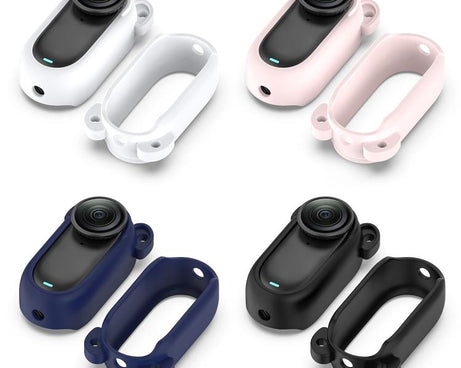 Solid Color Silicone Protective Case, For Insta360 Go 2, For Insta360 Go 3S / Go 3
