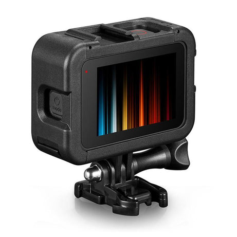 Dual Cold Shoes Frame Expansion PA Cage with Side Interface Cover, For GoPro HERO13 Black / HERO12 Black