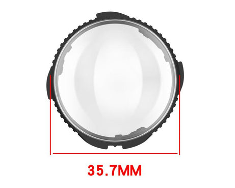 Rotating Optical Tempered Glass Lens Guard Protective Cover, For Insta360 X5, For Insta360 X4