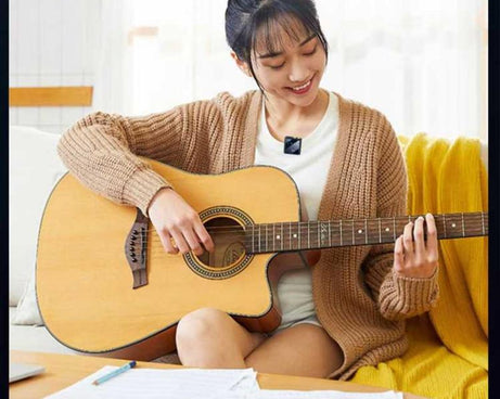 Mini Wireless Lavalier Microphone with 3 in 1 Receiver and Dual Microphone for Interview / Vlog / Podcast