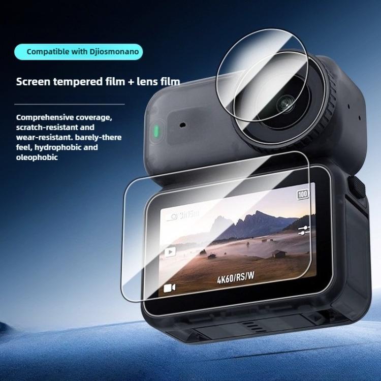 HD Tempered Screen Protector with Lens Film, For DJI Osmo Nano