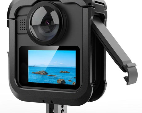 Aluminum Alloy Camera Cage Protection Frame with Dual Cold Shoes