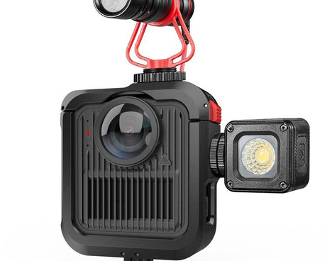 Aluminum Alloy Camera Cage Protection Frame with Dual Cold Shoes